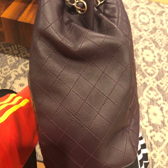 Chanel bucket back. Dark purple. - Picture 8 of 10